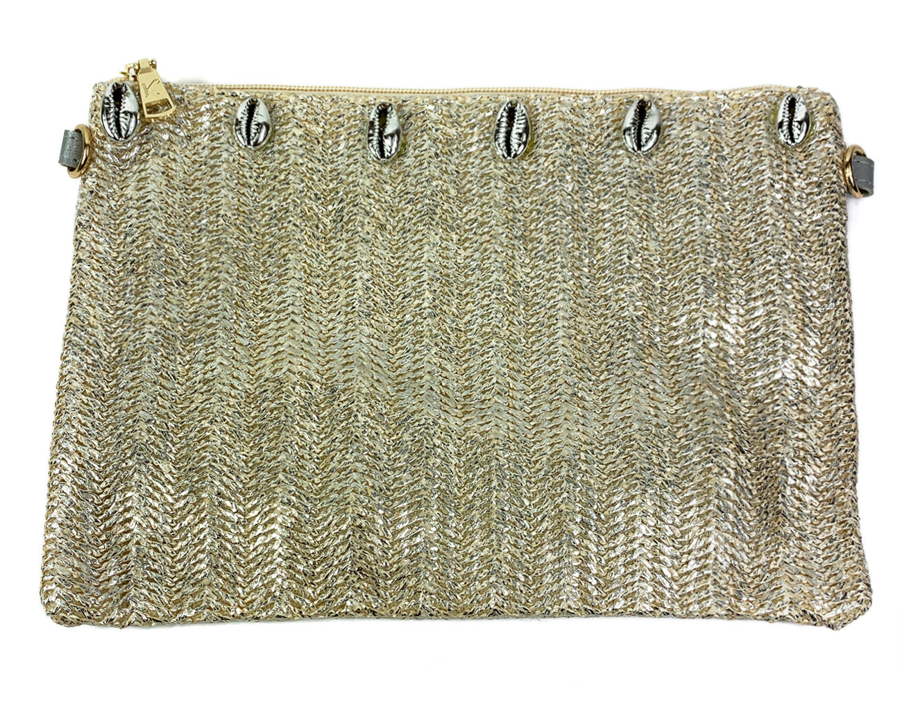 pochette con tracolla “Seashell”
