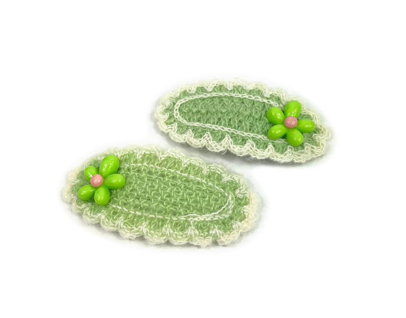 Fermagli &quot;Granny Flower&quot; - Set 2 pezzi