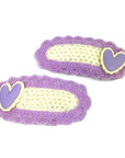 Fermagli "Granny Heart" - Set 2 pezzi