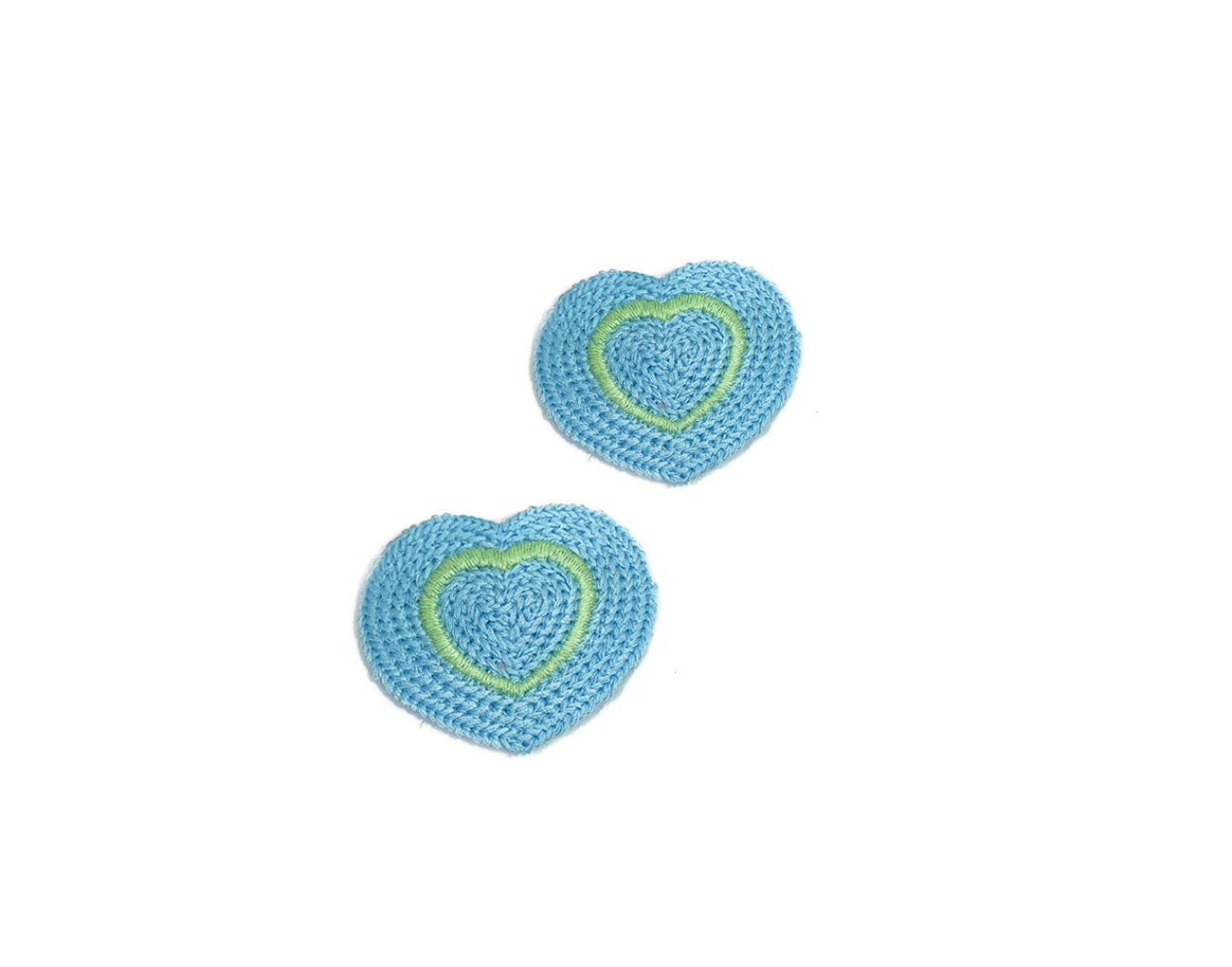 Fermagli &quot;Crochet Heart&quot; - Set 2 pezzi