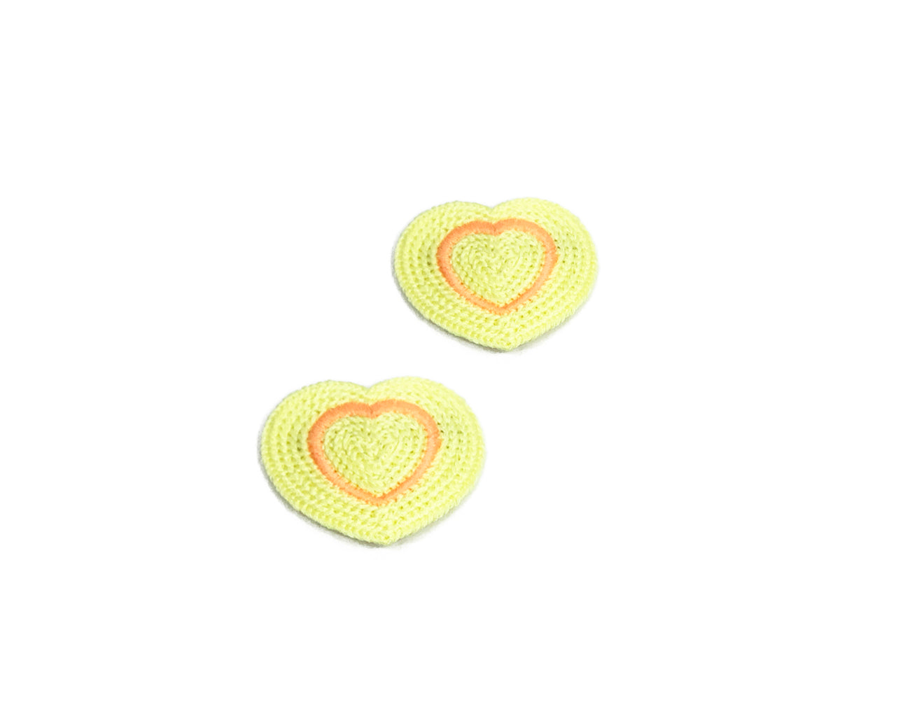 Fermagli &quot;Crochet Heart&quot; - Set 2 pezzi