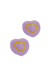 Fermagli "Crochet Heart" - Set 2 pezzi