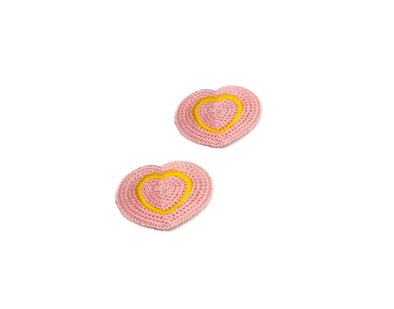 Fermagli &quot;Crochet Heart&quot; - Set 2 pezzi