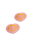 Fermagli "Crochet Heart" - Set 2 pezzi