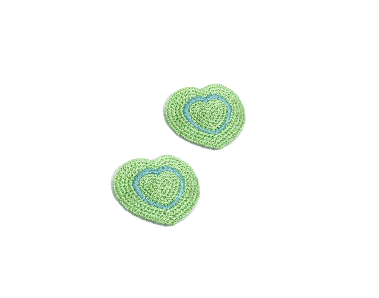 Fermagli &quot;Crochet Heart&quot; - Set 2 pezzi