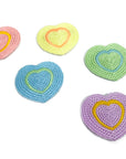 Fermagli "Crochet Heart" - Set 2 pezzi