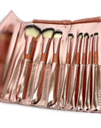 Rosegold brush set