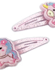 Fermagli "pastel unicorn" - Set 2 pezzi