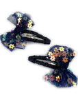 Fermagli "Daisy Paillettes" - Set 2 pezzi