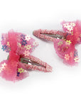 Fermagli "Daisy Paillettes" - Set 2 pezzi