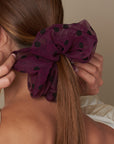 Maxi scrunchies - "Pois"